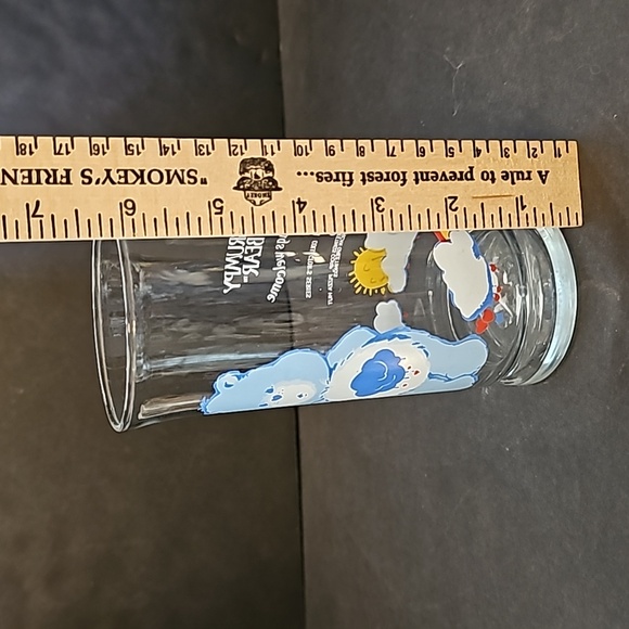 Grumpy Bear Care Bears Pizza Hut Promo Drinking Glass - Picture 5 of 5